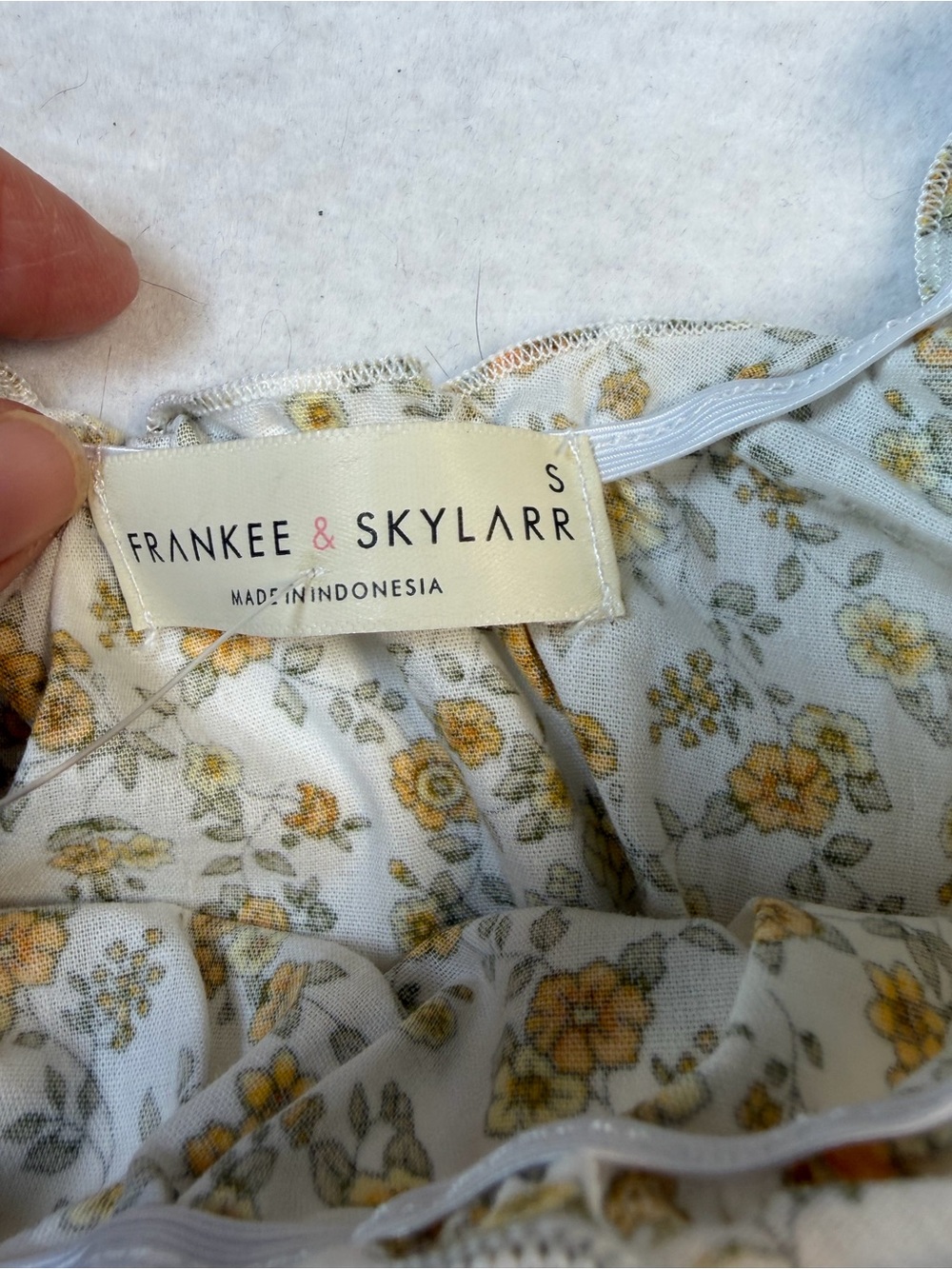 Floral Ruffle Top, Small, NWOT, Cottagecore Coquette Romantic Ren Faire - Picture 8 of 9